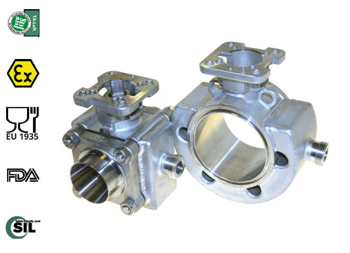 3-delt kuglehane (Type DVC1311) varmekappe