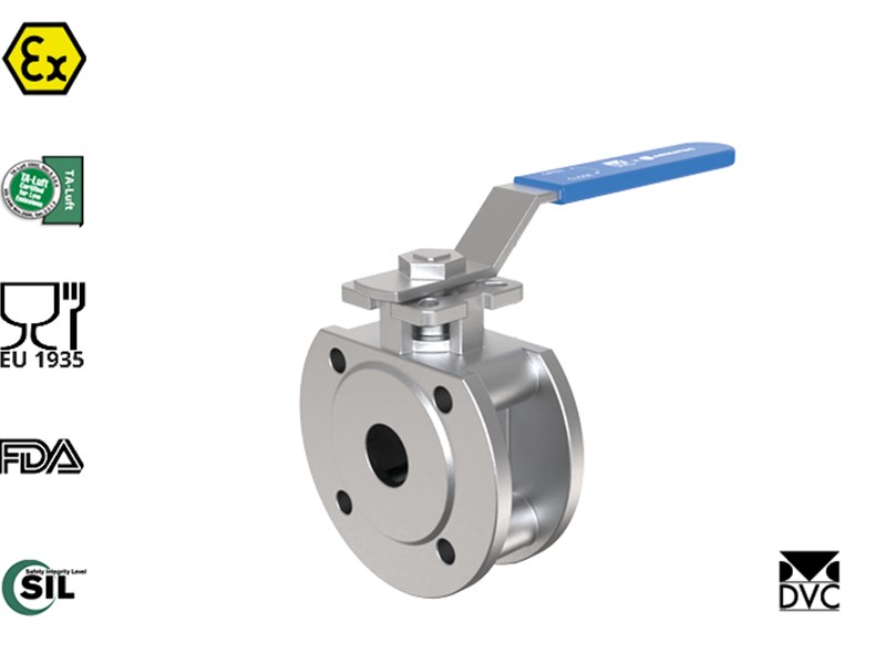 Vis detaljer for Wafer kuglehane med gevindflanger (Type DVC7383) Wafer kuglehane med gevindflanger (Type DVC7383)