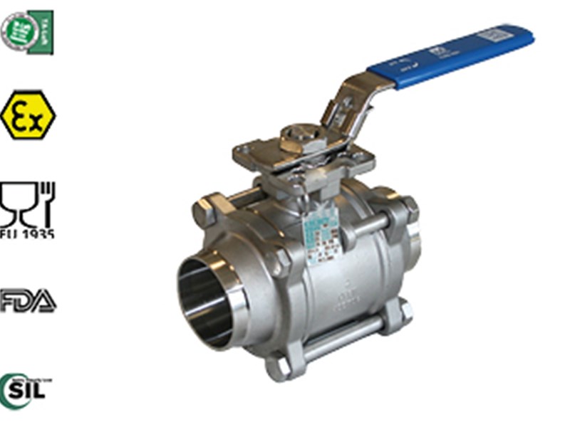 Vis detaljer for 3-delt kuglehane (Type DVC7621) 3-delt kuglehane (Type DVC7621)