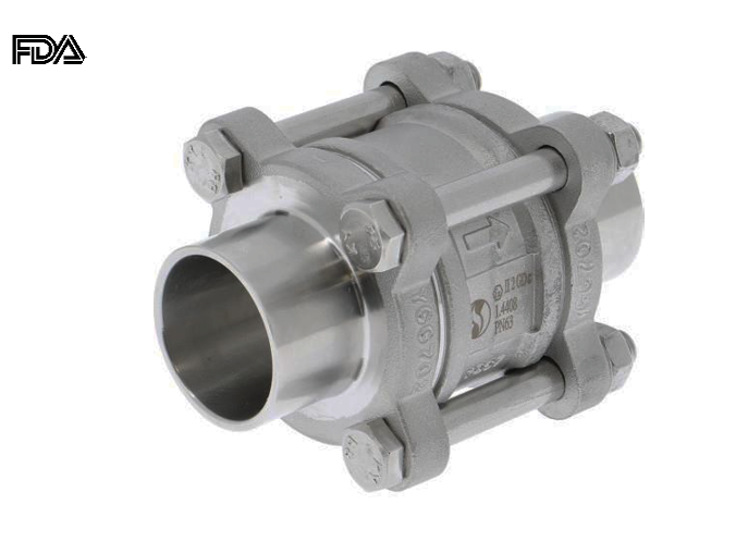 3-delt kontraventil med svejseender (Type 381 ISO)