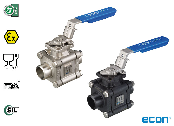 3-delt 'premium' kuglehane (Type 1251, 1351)