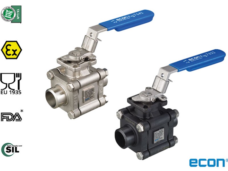 Vis detaljer for 3-delt 'premium' kuglehane (Type 1251, 1351) 3-delt 'premium' kuglehane (Type 1251, 1351)